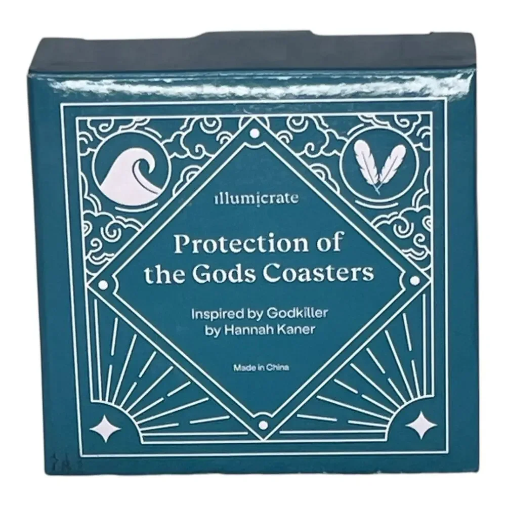 Illumicrate Godkiller Ceramic Coasters - Hannah Kaner February 2026 Box Item